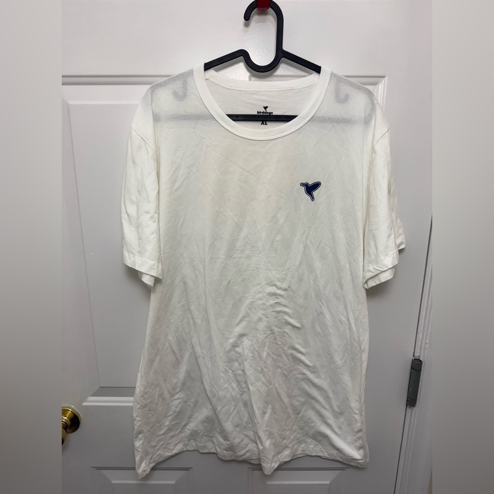Men’s Birddog White T Shirt Size XL Tropical Leaves Graphic T Shirt